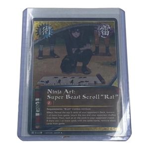 Ninja Art: Super Beast Scroll “Rat” 514 1st Edition Naruto TCG Fast Shipping